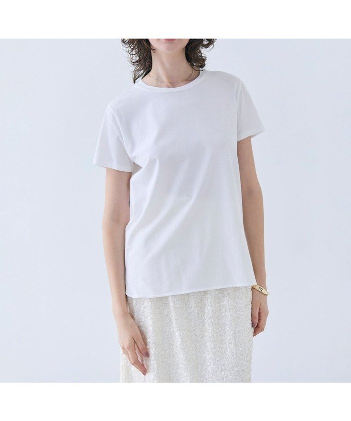 【ベイジ,/BEIGE,】の【洗える】BROIS / 半袖コットンTシャツ インテリア・キッズ・メンズ・レディースファッション・服の通販 founy(ファニー) https://founy.com/ ファッション Fashion レディースファッション Fashion for Women トップス・カットソー Cut & Sew Tops シャツ・ブラウス・オフィスカジュアル Elegant Blouses & Button-Ups ロングTシャツ・Tシャツ Longline T-Shirts & Tees カットソー・ベーシックTシャツ Cut-and-Sewn Tops / Stretch Tees & Basics インナー Innerwear 洗える Machine Washable カットソー Cut and Sewn Top カーディガン Cardigan, Knitwear シンプル Simple, Minimal ジャケット Jacket, Outerwear ストレッチ Stretch, Stretchy Fabric 定番 Standard, Basic Item ボトム Bottoms, Lower Wear 半袖 Short Sleeve, Half Sleeve A/W・秋冬 Autumn/Winter S/S・春夏 SS, Spring/Summer, Warm Season 夏 Summer エレガント 上品 Elegant ビジネス 仕事 通勤 Business / Work / Commuting |ID: prp329100004557996 ipo3291000000033643688
