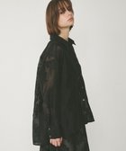 【グレース コンチネンタル/GRACE CONTINENTAL】のオーナメントオーバーシャツ ブラック|ID: prp329100004558020 ipo3291000000032685803