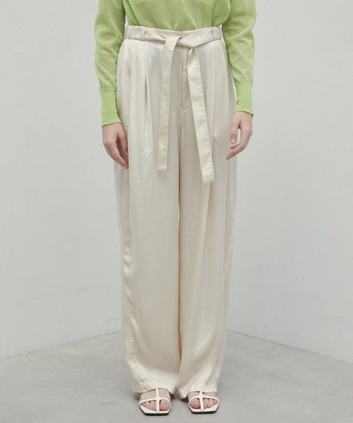 【ベイジ,/BEIGE,】の【洗える・VERY 6月号掲載】PAWPAW / ウエストリボンタックワイドパンツ インテリア・キッズ・メンズ・レディースファッション・服の通販 founy(ファニー) https://founy.com/ 雑誌掲載アイテム Magazine Picks & Fashion Features ファッション雑誌 Fashion Magazines ヴェリィ VERY ファッション Fashion レディースファッション Fashion for Women パンツ Pants & Trousers ヴィンテージ Vintage Style 春 Spring 洗える Machine Washable キュプラ Cupro, Eco Fabric シルク Silk, 100% Silk シンプル Simple, Minimal 雑誌 Magazine, Fashion Magazine とろみ Fluid, Flowy Fabric ドレープ Drape, Draping Fabric 6月号 June Issue, Jun. Edition リボン Ribbon, Bow リラックス Relax, Relaxed Fit ワイド Wide, Wide Fit S/S・春夏 SS, Spring/Summer, Warm Season 夏 Summer エレガント 上品 Elegant ビジネス 仕事 通勤 Business / Work / Commuting |ID: prp329100004558021 ipo3291000000033499137