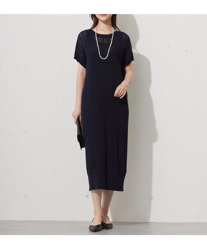 【自由区/JIYU-KU】の【ワコールコラボ】【カタログ掲載・洗える】レーシーニット ドレス インテリア・キッズ・メンズ・レディースファッション・服の通販 founy(ファニー) https://founy.com/ ファッション Fashion レディースファッション Fashion for Women ワンピース Dresses フォーマル・パーティードレス・結婚式用ドレス Elegant & Casual Dresses インナー Innerwear 春 Spring 洗える Machine Washable クッション Cushion, Throw Pillow シンプル Simple, Minimal セットアップ Set-Up, Coordinated Outfit ダブル Double, Double-Breasted ドレス Dress, One-Piece フィット Fit, Slim Fit ブラジャー Bra, Lingerie ペチコート Petticoat, Underskirt S/S・春夏 SS, Spring/Summer, Warm Season 再入荷 Restock / Back in Stock おすすめ Recommended / Our Picks 夏 Summer エレガント 上品 Elegant |ID: prp329100004558070 ipo3291000000033292628