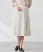 【ジェイ プレス/J.PRESS】の【洗える】リネンツイル Aライン スカート ベージュ系|ID: prp329100004558203 ipo3291000000032651373