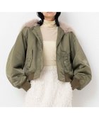 【ネイヴ/NAVE】の【Nave】ファーカラーMA-1 人気、トレンドファッション・服の通販 founy(ファニー) ファッション Fashion レディースファッション Fashion for Women アウター Coat / Outerwear Collection コート・ロングコート・ピーコート Long Coats, Peacoats & More レディースジャケット・軽アウター Jackets モッズコート・ミリタリー風アウター Mods & Field Coats MA-1ジャケット MA-1 Bomber Jackets / Flight Jackets コンパクト Compact, Small Size ショート Short, Short Length ショール Shawl, Wrap シンプル Simple, Minimal ジャケット Jacket, Outerwear スポーティ Sporty, Casual Athletic タートルネック Turtleneck, High Neck ツイル Twist, Twisted Detail デニム Denim, Jeans Material トレンド Trend, Trending Now 定番 Standard, Basic Item バランス Balance, Style Balance フェミニン Feminine, Girly フォルム Silhouette, Form ブライト Bright, Shiny ベーシック Basic, Essential ミリタリー Military, Army Style モッズコート Mods Coat, Military Parka ラグジュアリー Luxury, Elegant ワイド Wide, Wide Fit A/W・秋冬 Autumn/Winter おすすめ Recommended / Our Picks エレガント 上品 Elegant thumbnail カーキ系|ID: prp329100004558214 ipo3291000000033542096