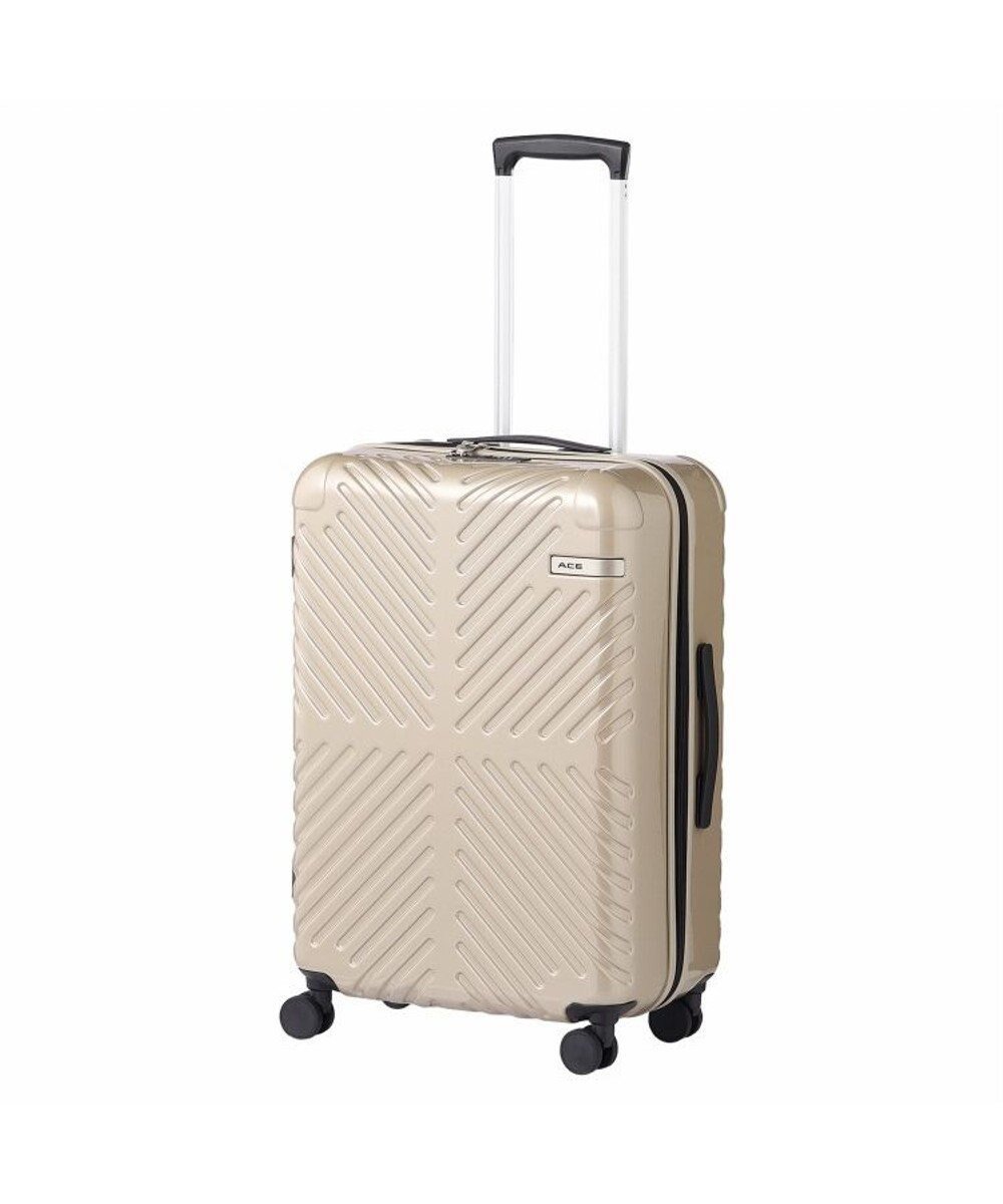 【エースバッグズアンドラゲッジ/ACE BAGS & LUGGAGE】のACE ラディアル Mサイズ 57L 06972 インテリア・キッズ・メンズ・レディースファッション・服の通販 founy(ファニー) 　ファッション　Fashion　レディースファッション　Ladies' Fashion Online　スーツ　Suits　スーツケース キャリーケース　Suitcase　ポケット　Pocket　ベージュ|ID: prp329100004558386 ipo3291000000032501314