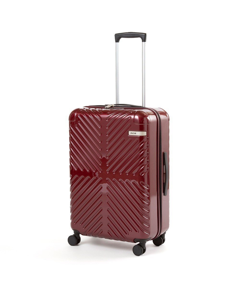 【エースバッグズアンドラゲッジ/ACE BAGS & LUGGAGE】のACE ラディアル Mサイズ 57L 06972 インテリア・キッズ・メンズ・レディースファッション・服の通販 founy(ファニー) 　ファッション　Fashion　レディースファッション　Ladies' Fashion Online　スーツ　Suits　スーツケース キャリーケース　Suitcase　ポケット　Pocket　ワインレッド|ID: prp329100004558386 ipo3291000000032501317