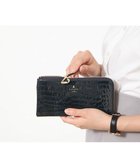 【ランバン オン ブルー/LANVIN en Bleu】のマゼンダ Lファスナー長財布 ネイビー|ID: prp329100004558403 ipo3291000000032226043