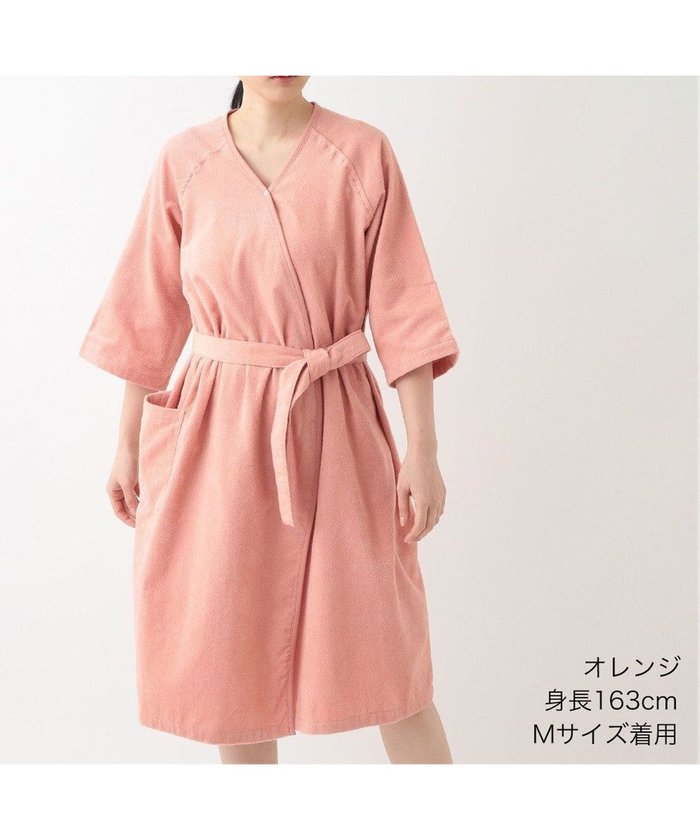【ウチノ/UCHINO】のエアリータッチ ラグランレディスローブ インテリア・キッズ・メンズ・レディースファッション・服の通販 founy(ファニー) https://founy.com/ ファッション Fashion レディースファッション Ladies' Fashion Online オレンジ Orange 春 Spring 吸水 Water Absorption スリーブ Sleeve タオル Towel パジャマ Pajamas ポケット Pocket S/S・春夏 Ss・Spring/Summer 夏 Summer |ID: prp329100004558423 ipo3291000000032663380
