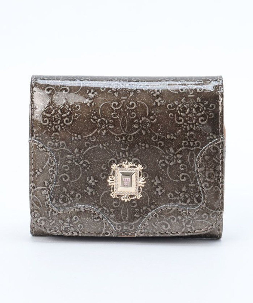 【アナスイ/ANNA SUI】のルーミー 二つ折り財布 人気、トレンドファッション・服の通販 founy(ファニー) 　ファッション　Fashion　レディースファッション　Ladies' Fashion Online　財布　Wallets　エナメル　Enamel　ストーン　Stone　ブローチ　Brooch　定番　Standard　財布　Wallet　 other-1|ID: prp329100004558429 ipo3291000000032663384