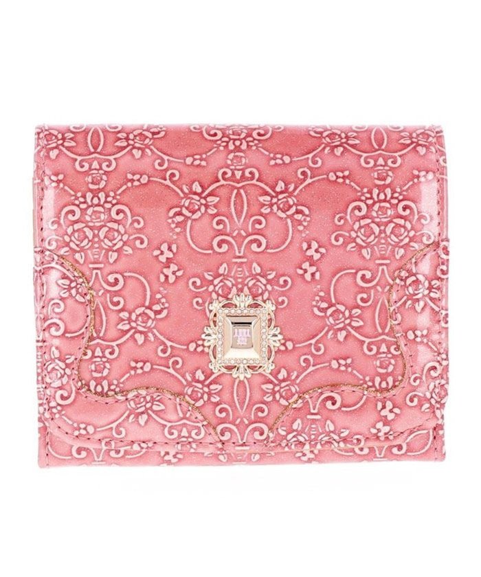 【アナスイ/ANNA SUI】のルーミー 二つ折り財布 インテリア・キッズ・メンズ・レディースファッション・服の通販 founy(ファニー) https://founy.com/ ファッション Fashion レディースファッション Ladies' Fashion Online 財布 Wallets エナメル Enamel ストーン Stone ブローチ Brooch 定番 Standard 財布 Wallet |ID: prp329100004558429 ipo3291000000032663386