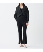 【アンクレイヴ/uncrave】の【洗濯機洗い可】プリーツリブ スリットパンツ ブラック|ID: prp329100004558434 ipo3291000000032563900