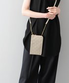 【ミヤビヤ/MIYABIYA】のLa quoh with kirakaracho 南蛮七宝エンボスレザー モバイルケース 人気、トレンドファッション・服の通販 founy(ファニー) ファッション Fashion レディースファッション Ladies' Fashion Online 抗菌 Antibacterial ショルダー Shoulder シルク Silk シンプル Simple パール Pearl プリント Print ポケット Pocket モバイル Mobile エレガント 上品 Elegant thumbnail 利休白茶金色|ID: prp329100004558595 ipo3291000000032577190