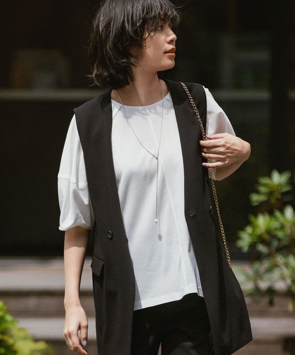 【自由区/JIYU-KU】の【洗える】ボリュームスリーブピケ カットソー 人気、トレンドファッション・服の通販 founy(ファニー) 　ファッション　Fashion　レディースファッション　Ladies' Fashion Online　トップス・カットソー　Tops/Tshirt　シャツ/ブラウス　Shirts/Blouses　ロング / Tシャツ　T-Shirts　カットソー　Cut and Sewn　ボリュームスリーブ / フリル袖　Volume Sleeve　カットソー　Cut And Sew　コンパクト　Compact　シアー　Sheer　スリーブ　Sleeve　リボン　Ribbon　洗える　Washable　A/W・秋冬　Aw・Autumn/Winter・Fw・Fall-Winter　 other-1|ID: prp329100004558720 ipo3291000000032677751
