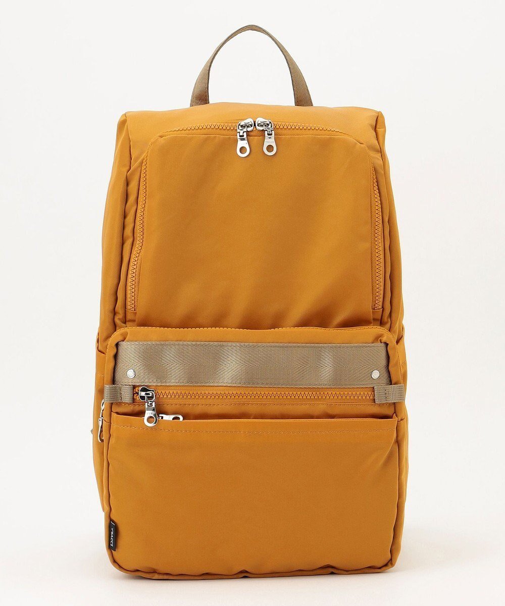 【イザック/Y'SACCS】のテープデザイン トラベルデイパック インテリア・キッズ・メンズ・レディースファッション・服の通販 founy(ファニー) 　ファッション　Fashion　レディースファッション　Fashion for Women　バッグ　Bags　スマート　Smart, Elegant　トラベル　Travel, Travel Gear　ポケット　Pocket, Pocket Detail　リュック　Backpack, Rucksack　エレガント 上品　Elegant　マスタード|ID: prp329100004558749 ipo3291000000034365559
