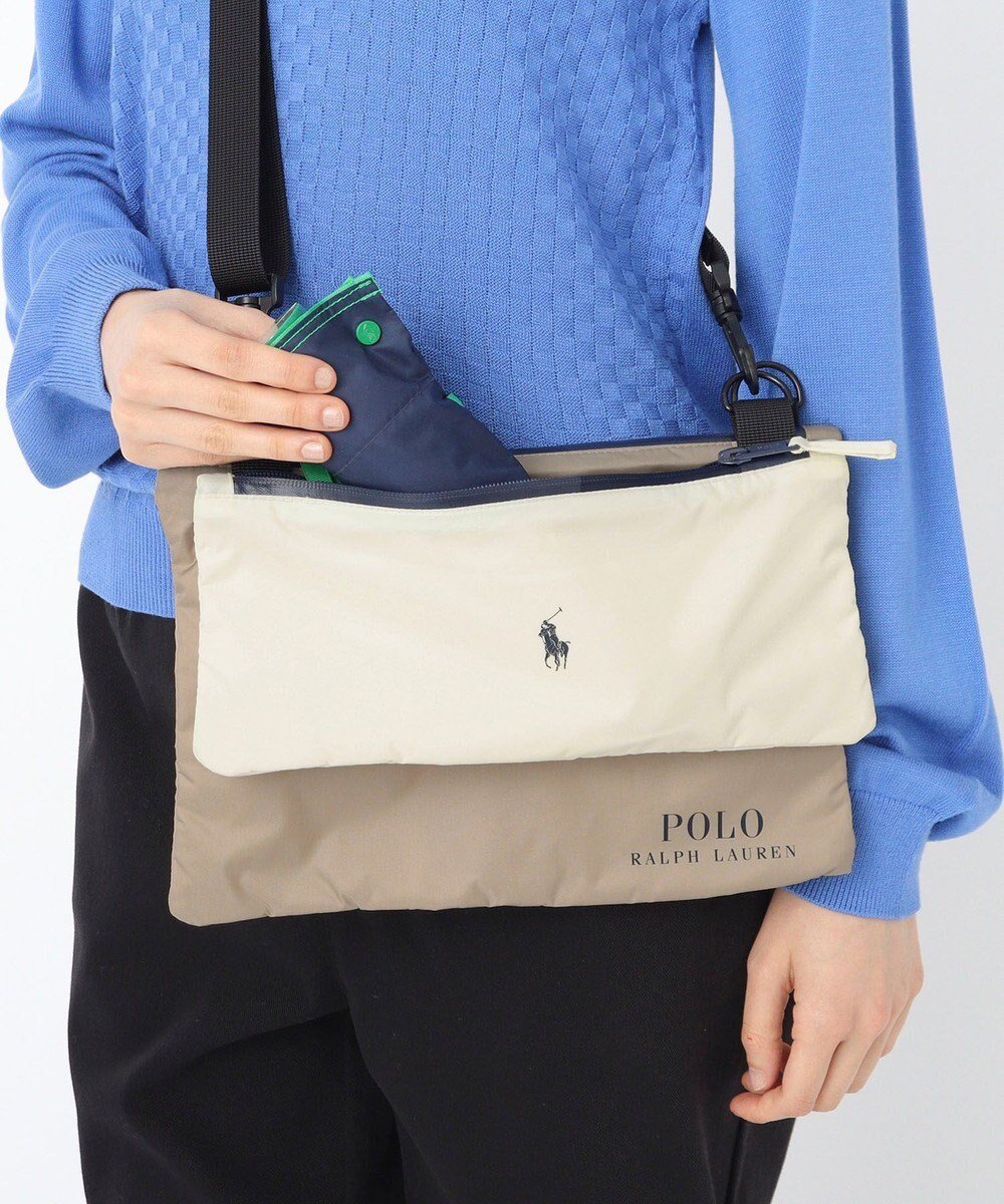 【ムーンバット/MOONBAT】のPOLO RALPH LAUREN レインサコッシュ傘袋 カラーブロック 吸水生地/撥水 透湿 インテリア・キッズ・メンズ・レディースファッション・服の通販 founy(ファニー) 　ファッション　Fashion　レディースファッション　Fashion for Women　レイングッズ・傘・晴雨兼用傘　Umbrellas & Rain Gear　アイビー　Ivy Pattern　アウトドア　Outdoor Clothing　傘　Umbrella, Parasol　吸水　Absorbent, Quick-Dry　シンプル　Simple, Minimal　ニューヨーク　New York, NYC Style　ブロック　Block, Solid Block Pattern　ポーチ　Pouch, Small Case　おすすめ　Recommended / Our Picks　ビジネス 仕事 通勤　Business / Work / Commuting　ベージュ|ID: prp329100004558867 ipo3291000000033586143