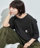 【ウィゴー/WEGO】の【CARHARTT/ユニセックス着用ITEM】CARHARTTワンポイントポケットT(SS) ブラック|ID: prp329100004558903 ipo3291000000033489992