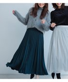 【エニィファム/any FAM】の【10色展開/ウエストゴム/洗濯機可能】ウーリッシュフラノ プリーツスカート グリーン|ID: prp329100004558933 ipo3291000000032661164
