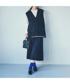 【エニィファム/any FAM】の【10色展開/ウエストゴム/洗濯機可能】ウーリッシュフラノ プリーツスカート ネイビー|ID: prp329100004558933 ipo3291000000032661165