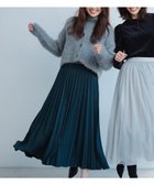 【エニー/ANY】の【10色展開/ウエストゴム/洗濯機可能】ウーリッシュフラノ プリーツスカート グリーン|ID: prp329100004558933 ipo3291000000034311705