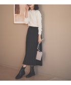 【エニー/ANY】の【10色展開/ウエストゴム/洗濯機可能】ウーリッシュフラノ プリーツスカート ブラック|ID: prp329100004558933 ipo3291000000034311731