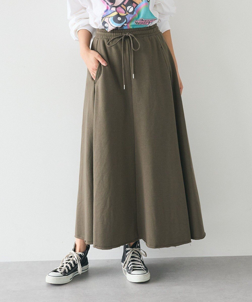 【クラフトスタンダードブティック/CRAFT STANDARD BOUTIQUE】の【WEB限定】裏毛カットオフフレアスカート インテリア・キッズ・メンズ・レディースファッション・服の通販 founy(ファニー) 　ファッション　Fashion　レディースファッション　WOMEN　スカート　Skirt　Aライン/フレアスカート　Flared A-Line Skirts　カットオフ　Cut Off　コンパクト　Compact　シンプル　Simple　スウェット　Sweat　ポケット　Pocket　A/W・秋冬　Aw・Autumn/Winter・Fw・Fall-Winter　2024年　2024　2024-2025秋冬・A/W　Aw/Autumn/Winter/Fw/Fall/2024-2025　Khaki|ID: prp329100004559050 ipo3291000000032232176