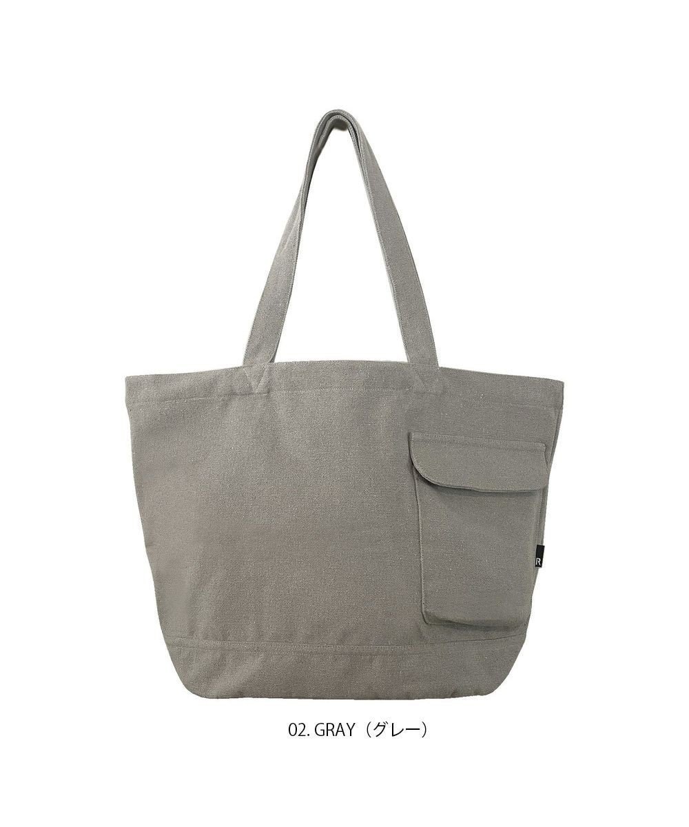 【ルートート/ROOTOTE】の3066【A4サイズ収納】SN.ミディアム.リサイクルコットン-B インテリア・キッズ・メンズ・レディースファッション・服の通販 founy(ファニー) 　ファッション　Fashion　レディースファッション　Fashion for Women　バッグ　Bags　アクセサリー　Fashion Accessories　カメラ　Camera Accessories　シンプル　Simple, Minimal　スカーフ　Scarf, Neckwear　チャーム　Charm, Pendant　ハンド　Hand, Handmade　バランス　Balance, Style Balance　フォルム　Silhouette, Form　ポケット　Pocket, Pocket Detail　ポーチ　Pouch, Small Case　リラックス　Relax, Relaxed Fit　新作・新入荷　New Arrivals / New In　02:グレー|ID: prp329100004559068 ipo3291000000032582181