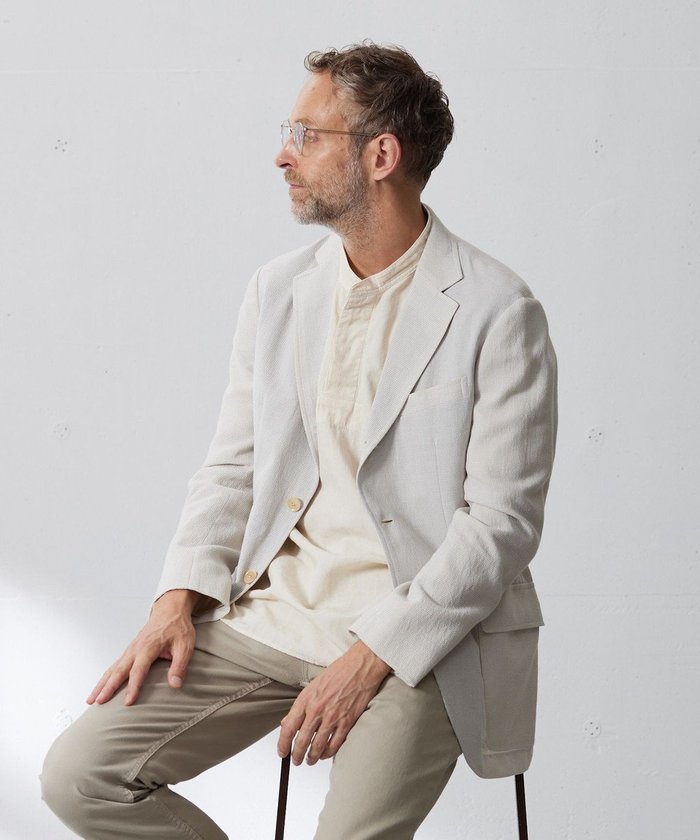 【ジェイ プレス/J.PRESS / MEN】のラッピングエアーコットン ジャケット インテリア・キッズ・メンズ・レディースファッション・服の通販 founy(ファニー) https://founy.com/ ファッション Fashion メンズファッション Fashion for Men アウター Men's Coats Outerwear テーラードジャケット Tailored Jackets & Blazers インナー Innerwear エアリー Airy Texture 春 Spring 軽量 Lightweight, Ultra Light ショルダー Shoulder, Shoulder Strap シンプル Simple, Minimal ジャケット Jacket, Outerwear スマート Smart, Elegant パイピング Piping, Trim Design ポケット Pocket, Pocket Detail ポロシャツ Polo Shirt, Collared Tee ミックス Mix, Mixed Style リラックス Relax, Relaxed Fit S/S・春夏 SS, Spring/Summer, Warm Season 再入荷 Restock / Back in Stock 夏 Summer |ID: prp329100004559196 ipo3291000000032574344