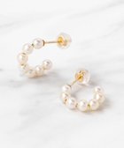 【トッカ/TOCCA】の【WEB限定】FRILL PEARL PIERCED EARRINGS K10 淡水パール ピアス ゴールド系|ID: prp329100004559204 ipo3291000000033682242