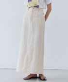 【ベイジ,/BEIGE,】の【洗える】CUPHEA / Iラインロングスカート Ecru|ID: prp329100004559206 ipo3291000000032650238