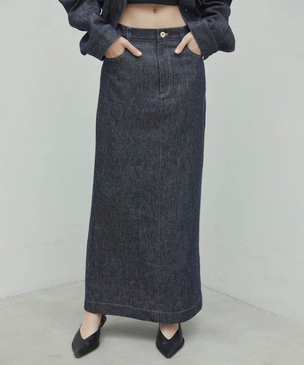 【ベイジ,/BEIGE,】の【洗える】CUPHEA / Iラインロングスカート インテリア・キッズ・メンズ・レディースファッション・服の通販 founy(ファニー) 　ファッション　Fashion　レディースファッション　Ladies' Fashion Online　スカート　Skirt　ロングスカート　Long Skirt　春　Spring　洗える　Washable　くるぶし　Ankle　シューズ　Shoes　シルク　Silk　シンプル　Simple　ジャケット　Jacket　セットアップ　Set Up　タンブラー　Tumbler　ツイル　Twill　デニム　Denim　ポケット　Pocket　リネン　Linen　ロング　Long　S/S・春夏　Ss・Spring/Summer　夏　Summer　エレガント 上品　Elegant　Indigo|ID: prp329100004559206 ipo3291000000032650239