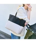 【トプカピ/TOPKAPI】の【Breath TOPKAPI】SCOTCH GRAIN スコッチグレイン バイカラー マザーズトートバッグ サンドグレー|ID: prp329100004559220 ipo3291000000032314327