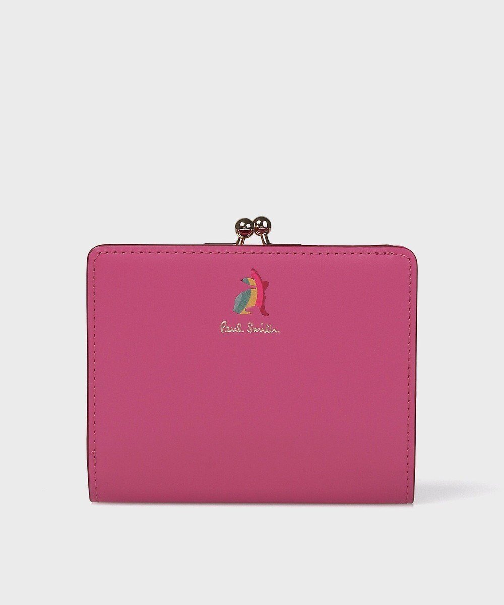 【ポール スミス/Paul Smith】のマーケトリースワールラビット がま口2つ折り財布 インテリア・キッズ・メンズ・レディースファッション・服の通販 founy(ファニー) 　ファッション　Fashion　レディースファッション　Fashion for Women　ミニ財布・二つ折り財布　Wallets & Card Cases　シルバー　Silver, Metallic Silver　フロント　Front, Front Design　メタル　Metal, Metal Parts　人気　Popular, Best Seller　財布　Wallet, Purse　ローズ|ID: prp329100004559225 ipo3291000000033330567