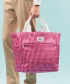 【23区 ゴルフ/NIJYUSANKU GOLF】の【UNISEX】オリジナルギンガムチェック ロッカーバッグ 軽量だから普段のお出かけにも◎ ピンク系3|ID: prp329100004559269 ipo3291000000032317527