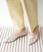 【ヌーベルローブオウ/nouvelleRobe Ou】の新色追加【本革・高反発・抗菌】Butterfly knot ポインテッドトゥ パンプス ベージュメタリック|ID: prp329100004559274 ipo3291000000032689614