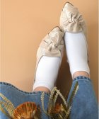 【ヌーベルローブオウ/nouvelleRobe Ou】の新色追加【本革・高反発】Butterfly knot ポインテッドトゥ パンプス 人気、トレンドファッション・服の通販 founy(ファニー) ファッション Fashion レディースファッション Fashion for Women クッション Cushion, Throw Pillow 抗菌 Antibacterial, Bacteria-Resistant シューズ Shoes, Footwear バレエ Ballet, Ballet Style ファブリック Fabric, Textile フィット Fit, Slim Fit フラット Flat, Flat Shoes モチーフ Motif, Design Theme おすすめ Recommended / Our Picks thumbnail ベージュメタリック|ID: prp329100004559274 ipo3291000000034427197