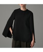 【アンクレイヴ/uncrave】の【防シワ・洗濯機洗い可】ウォッシャブルダブルクロス スリットスリーブ ブラウス(uncrave STANDARD) ブラック|ID: prp329100004559286 ipo3291000000032564046