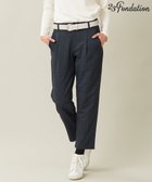 【23区 ゴルフ/NIJYUSANKU GOLF】の【23Fondation/WOMEN】グレンチェック柄 テーパードパンツ ネイビー系3|ID: prp329100004559307 ipo3291000000033430334