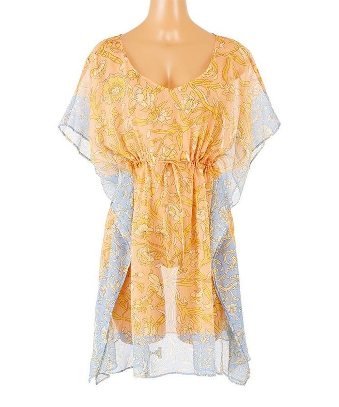 【三愛水着楽園/San-ai Resort】の【SALE】【Reir Premium】Columbia Fusion(Liberty Fabric) ポンチョ M インテリア・キッズ・メンズ・レディースファッション・服の通販 founy(ファニー) https://founy.com/ ファッション Fashion レディースファッション Ladies' Fashion Online 水着 Swimwear 水着 Swimwear おすすめ Recommend オリエンタル Oriental スカーフ Scarf ビーチ Beach プリント Print ポンチョ Poncho リラックス Relax エレガント 上品 Elegant 夏 Summer S/S・春夏 Ss・Spring/Summer 水着 Swimsuit A/W・秋冬 Aw・Autumn/Winter・Fw・Fall-Winter 軽量 Lightweight |ID: prp329100004559313 ipo3291000000032671698