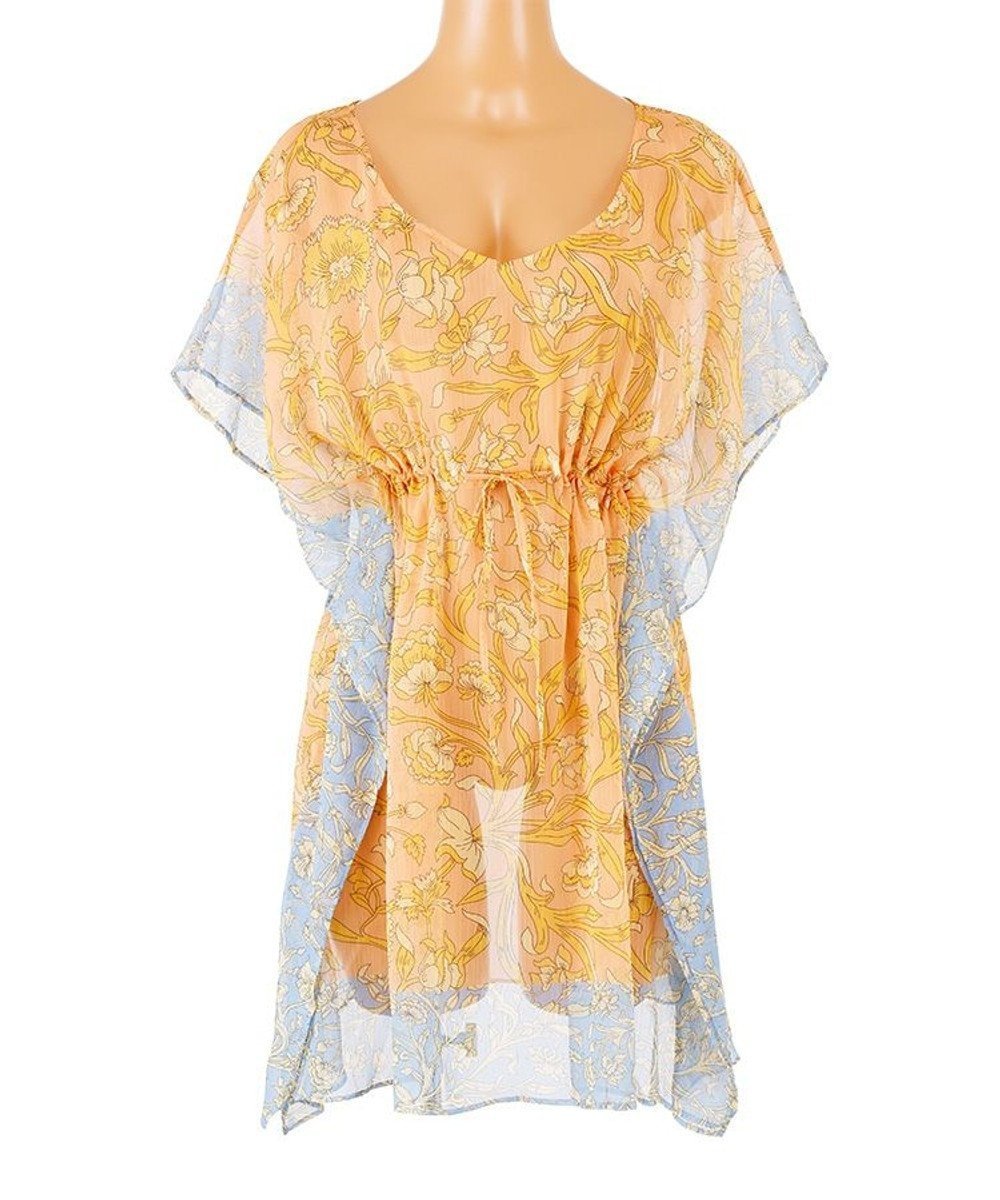 【三愛水着楽園/San-ai Resort】の【SALE】【Reir Premium】Columbia Fusion(Liberty Fabric) ポンチョ M 人気、トレンドファッション・服の通販 founy(ファニー) 　ファッション　Fashion　レディースファッション　Ladies' Fashion Online　水着　Swimwear　水着　Swimwear　おすすめ　Recommend　オリエンタル　Oriental　スカーフ　Scarf　ビーチ　Beach　プリント　Print　ポンチョ　Poncho　リラックス　Relax　エレガント 上品　Elegant　夏　Summer　S/S・春夏　Ss・Spring/Summer　水着　Swimsuit　A/W・秋冬　Aw・Autumn/Winter・Fw・Fall-Winter　軽量　Lightweight　 other-1|ID: prp329100004559313 ipo3291000000032671698