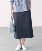 【組曲/KUMIKYOKU】の【WEB限定】サテンストレッチ Iラインスカート ネイビー系|ID: prp329100004559386 ipo3291000000034273774