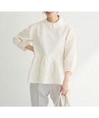【グリーンパークス/Green Parks】のef-de 衿取り外しペプラムブラウス 人気、トレンドファッション・服の通販 founy(ファニー) ファッション Fashion レディースファッション Fashion for Women トップス・カットソー Cut & Sew Tops シャツ・ブラウス・オフィスカジュアル Elegant Blouses & Button-Ups ギャザー Gathered, Ruffled フェミニン Feminine, Girly フォルム Silhouette, Form ペプラム Peplum, Flared Hem ポケット Pocket, Pocket Detail A/W・秋冬 Autumn/Winter S/S・春夏 SS, Spring/Summer, Warm Season おすすめ Recommended / Our Picks 夏 Summer thumbnail Ivory|ID: prp329100004559426 ipo3291000000033589013