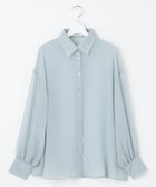 【フェルゥ/Feroux】の【洗える】ベーシックシアー シャツ 人気、トレンドファッション・服の通販 founy(ファニー) ファッション Fashion レディースファッション Fashion for Women トップス・カットソー Cut & Sew Tops シャツ・ブラウス・オフィスカジュアル Elegant Blouses & Button-Ups おすすめ Recommended / Our Picks インナー Innerwear シアー Sheer, See-Through シンプル Simple, Minimal 再入荷 Restock / Back in Stock 夏 Summer 春 Spring S/S・春夏 SS, Spring/Summer, Warm Season 洗える Machine Washable thumbnail スカイブルー系|ID: prp329100004559551 ipo3291000000033220823