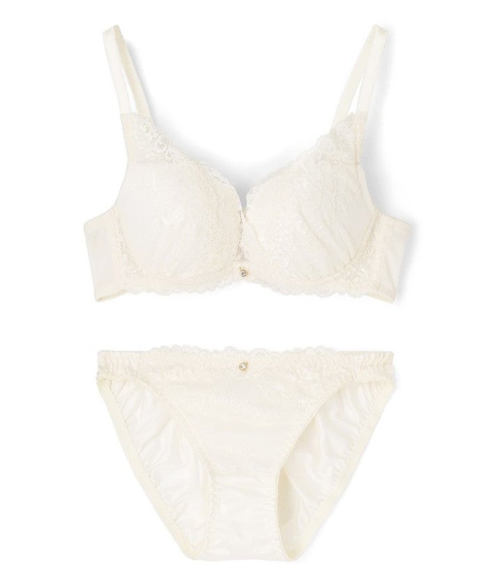 【三愛水着楽園/San-ai Resort】の【northerly bra フィットシリーズ 谷間メイク】 カシュクールレースモールド ブラジャー&ショーツSet B～Fカップ インテリア・キッズ・メンズ・レディースファッション・服の通販 founy(ファニー) https://founy.com/ ファッション Fashion レディースファッション Fashion for Women アンダー Underwear Essentials ショーツ Shorts, Short Pants ストレッチ Stretch, Stretchy Fabric パターン Pattern, Design Print フィット Fit, Slim Fit ブラジャー Bra, Lingerie ポケット Pocket, Pocket Detail ラップ Wrap, Wrap Design レース Lace, Lace Fabric ワイヤー Wire, Wired Bra |ID: prp329100004559603 ipo3291000000032726311