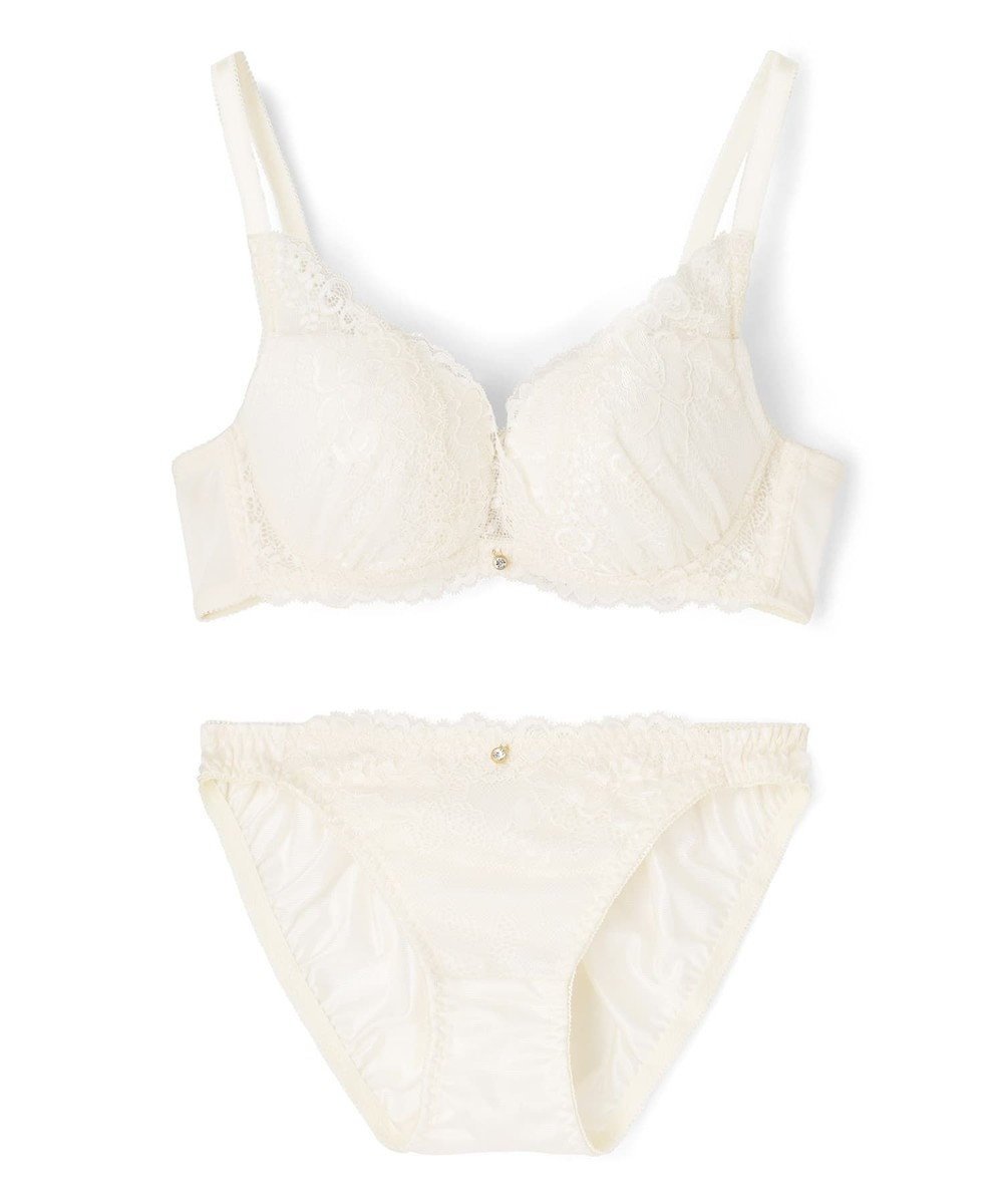 【三愛水着楽園/San-ai Resort】の【northerly bra フィットシリーズ 谷間メイク】 カシュクールレースモールド ブラジャー&ショーツSet B～Fカップ 人気、トレンドファッション・服の通販 founy(ファニー) 　ファッション　Fashion　レディースファッション　Fashion for Women　アンダー　Underwear Essentials　ショーツ　Shorts, Short Pants　ストレッチ　Stretch, Stretchy Fabric　パターン　Pattern, Design Print　フィット　Fit, Slim Fit　ブラジャー　Bra, Lingerie　ポケット　Pocket, Pocket Detail　ラップ　Wrap, Wrap Design　レース　Lace, Lace Fabric　ワイヤー　Wire, Wired Bra　 other-1|ID: prp329100004559603 ipo3291000000032726311