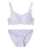 【三愛水着楽園/San-ai Resort】の【northerly bra フィットシリーズ 谷間メイク】 カシュクールレースモールド ブラジャー&ショーツSet B~Fカップ ブルー|ID: prp329100004559603 ipo3291000000032726317