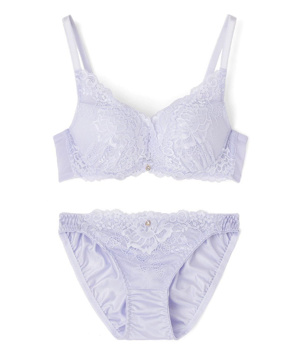 【三愛水着楽園/San-ai Resort】の【northerly bra フィットシリーズ 谷間メイク】 カシュクールレースモールド ブラジャー&ショーツSet B～Fカップ インテリア・キッズ・メンズ・レディースファッション・服の通販 founy(ファニー) 　ファッション　Fashion　レディースファッション　Fashion for Women　アンダー　Underwear Essentials　ショーツ　Shorts, Short Pants　ストレッチ　Stretch, Stretchy Fabric　パターン　Pattern, Design Print　フィット　Fit, Slim Fit　ブラジャー　Bra, Lingerie　ポケット　Pocket, Pocket Detail　ラップ　Wrap, Wrap Design　レース　Lace, Lace Fabric　ワイヤー　Wire, Wired Bra　ブルー|ID: prp329100004559603 ipo3291000000032726317
