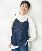 【クラフトスタンダードブティック/CRAFT STANDARD BOUTIQUE】のデニム2WAYキャミビスチェ Indigo|ID: prp329100004559644 ipo3291000000033678944