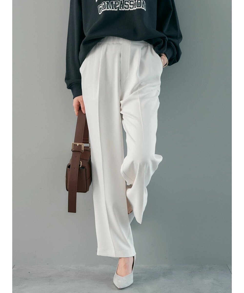 【アメリカンホリック/AMERICAN HOLIC】の美・美・美センタープレスパンツ 人気、トレンドファッション・服の通販 founy(ファニー) 　ファッション　Fashion　レディースファッション　Fashion for Women　パンツ　Pants & Trousers　春　Spring　ギャザー　Gathered, Ruffled　ストレート　Straight, Straight Cut　センター　Center, Center Line　ダブル　Double, Double-Breasted　フェイク　Faux, Fake　フラット　Flat, Flat Shoes　プリント　Print, Printed Pattern　ベーシック　Basic, Essential　ポケット　Pocket, Pocket Detail　無地　Plain, Solid Color　リラックス　Relax, Relaxed Fit　S/S・春夏　SS, Spring/Summer, Warm Season　夏　Summer　 other-1|ID: prp329100004559667 ipo3291000000034285688