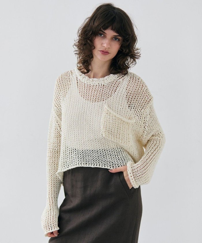 【ベイジ,/BEIGE,】の【洗える・STORY 6月号掲載】THYME / クルーネックコットンメッシュニット インテリア・キッズ・メンズ・レディースファッション・服の通販 founy(ファニー) https://founy.com/ 雑誌掲載アイテム Magazine Items ファッション雑誌 Fashion Magazines ストーリィ STORY ファッション Fashion レディースファッション Ladies' Fashion Online トップス・カットソー Tops/Tshirt ニット Knit Tops 6月号 June Issue キャミソール Camisole ショート Short セーター Sweater トレンド Trend ボトム Bottom ミックス Mix リネン Linen リラックス Relax ロング Long 夏 Summer 春 Spring S/S・春夏 Ss・Spring/Summer 洗える Washable 羽織 Haori 雑誌 Magazine |ID: prp329100004559690 ipo3291000000032662981