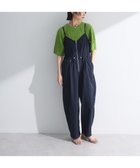 【グリーンパークス/Green Parks】のZIP付きドロストコクーンサロペット Navy|ID: prp329100004559708 ipo3291000000032237995