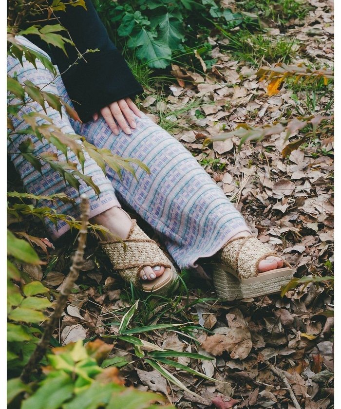 【ガイモ/gaimo】の【GAIMO/ガイモ】クロスヒールサンダル/COCOA インテリア・キッズ・メンズ・レディースファッション・服の通販 founy(ファニー) https://founy.com/ ファッション Fashion レディースファッション Fashion for Women サンダル Sandals, Summer Shoes シューズ Shoes, Footwear ハンド Hand, Handmade フリンジ Fringe, Tassel ラップ Wrap, Wrap Design 夏 Summer 春 Spring S/S・春夏 SS, Spring/Summer, Warm Season |ID: prp329100004559746 ipo3291000000032695797