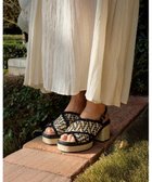 【ガイモ/gaimo】の【GAIMO/ガイモ】クロスヒールサンダル/COCOA 人気、トレンドファッション・服の通販 founy(ファニー) ファッション Fashion レディースファッション Fashion for Women サンダル Sandals, Summer Shoes シューズ Shoes, Footwear ハンド Hand, Handmade フリンジ Fringe, Tassel ラップ Wrap, Wrap Design 夏 Summer 春 Spring S/S・春夏 SS, Spring/Summer, Warm Season thumbnail ブラック|ID: prp329100004559746 ipo3291000000032695800